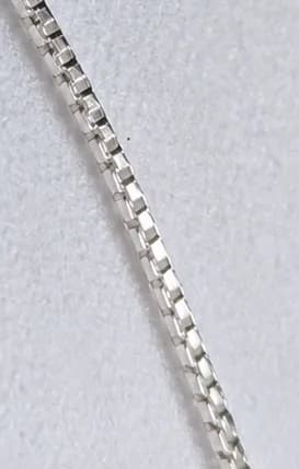 Cadena la cadena Veneciana de plata de ley 925